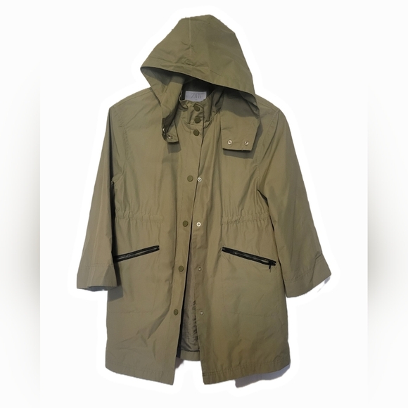 Zara Other - ZARA - Olive green rain coat